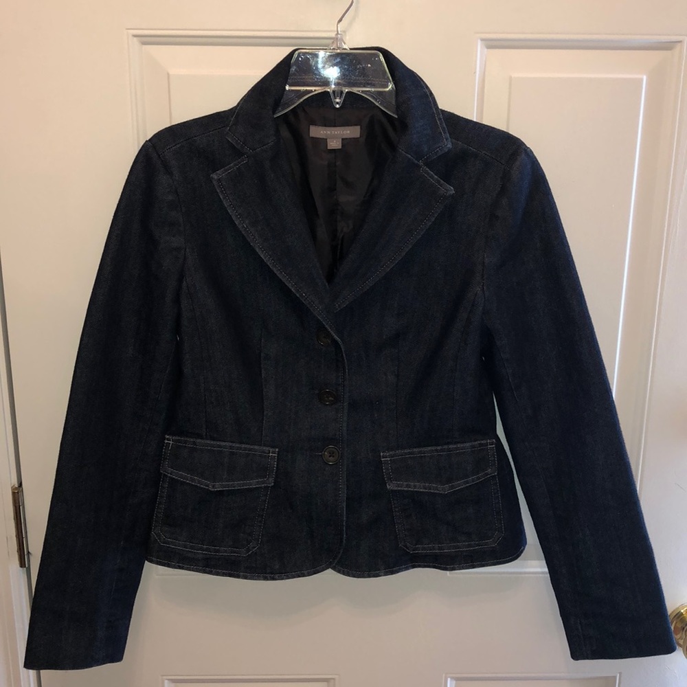 Vintage Ann Taylor Jeans Jacket Blazer